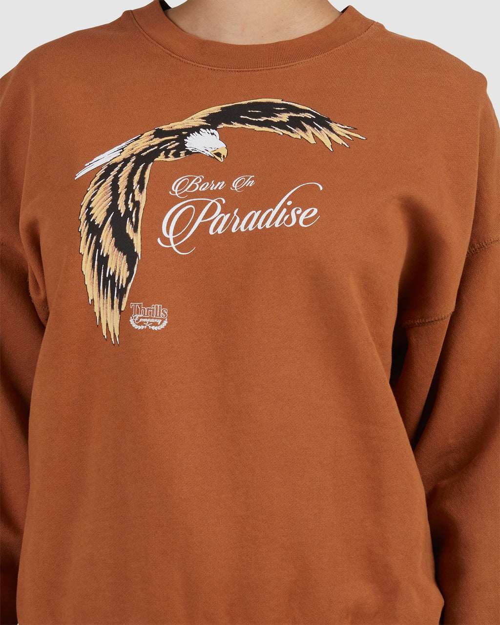 WOMENS SPEED NEEDS SLOUCH CREW NECK
