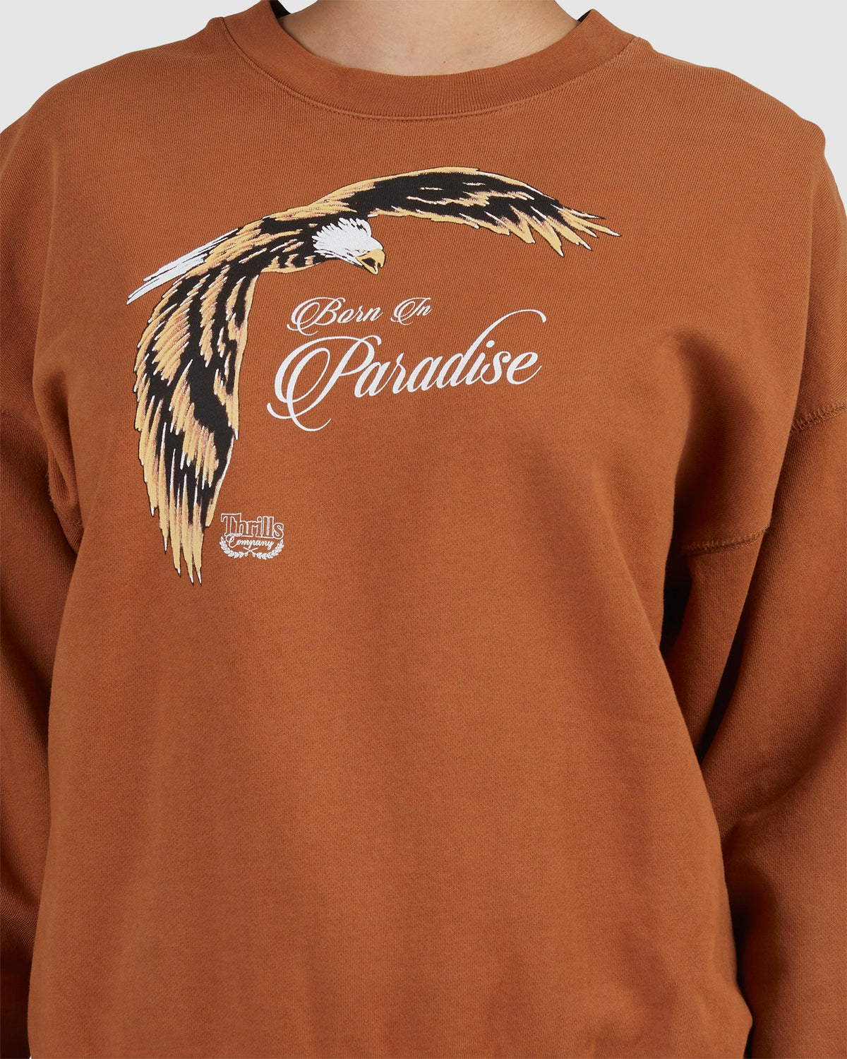 WOMENS SPEED NEEDS SLOUCH CREW NECK
