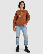 WOMENS SPEED NEEDS SLOUCH CREW NECK