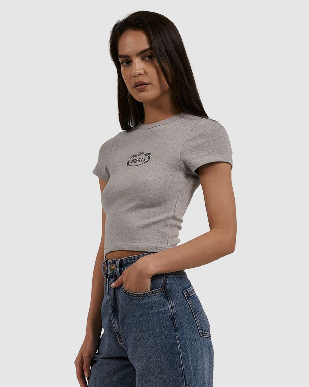 WOMENS COAT OF THRILLS Y2K T-SHIRT