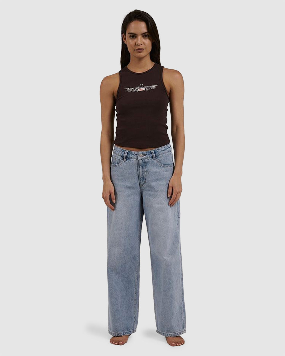 WOMENS LAID BACK CURVE TANK TOP