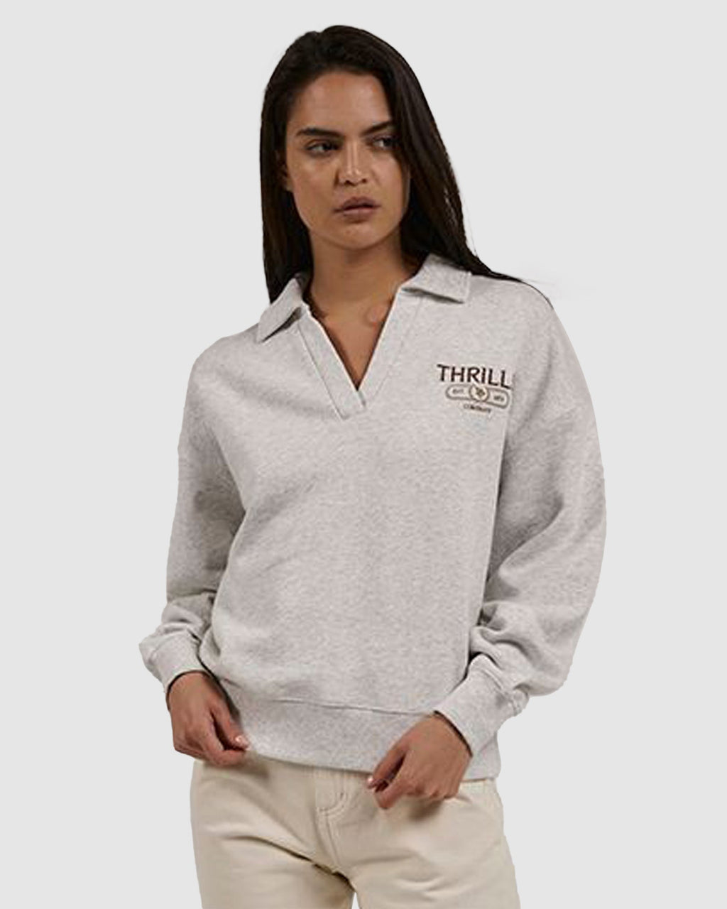 WOMENS BAD HABITS CLUB SLOUCH QUARTER ZIP