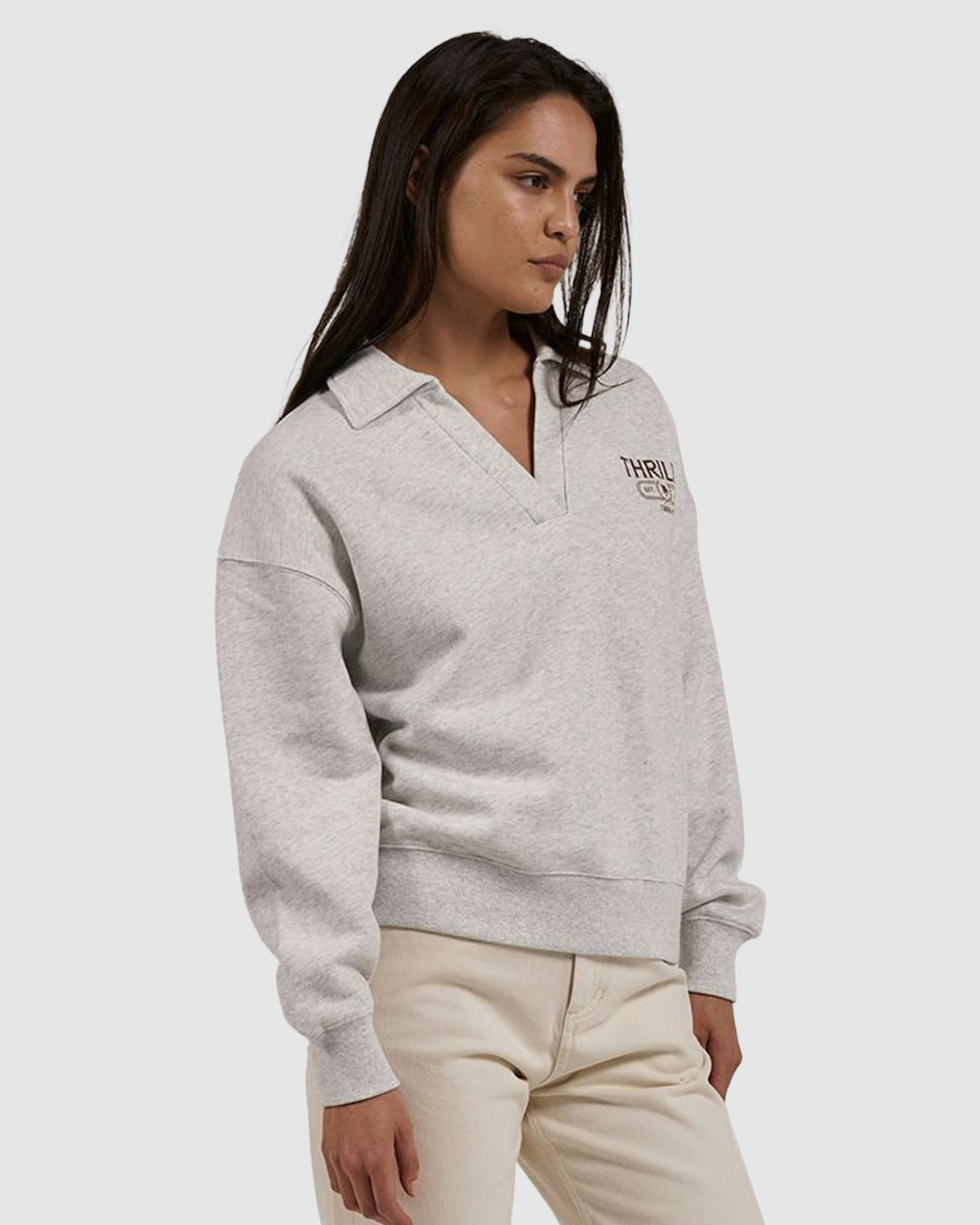 WOMENS BAD HABITS CLUB SLOUCH QUARTER ZIP