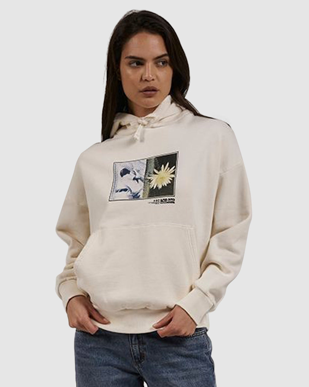 WOMENS A AND H FLEECE HOODIE