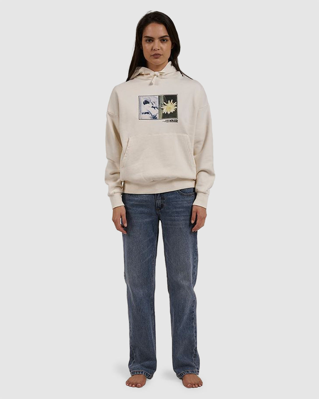 WOMENS A AND H FLEECE HOODIE
