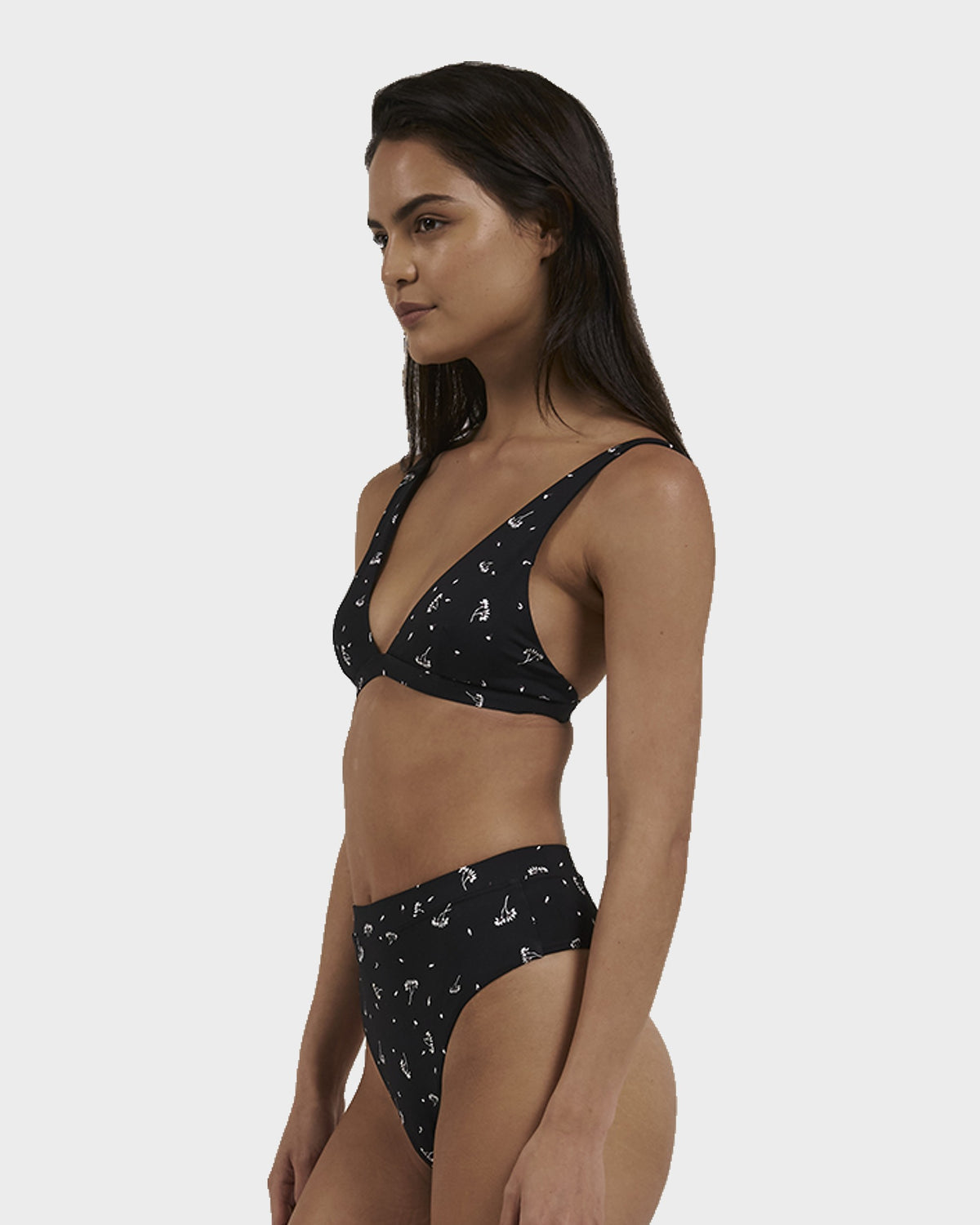 WOMENS NIGHTSHADE TALL TRIANGLE BIKINI TOP