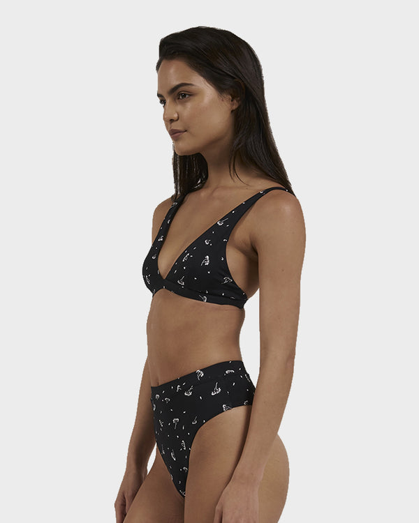 WOMENS NIGHTSHADE TALL TRIANGLE BIKINI TOP