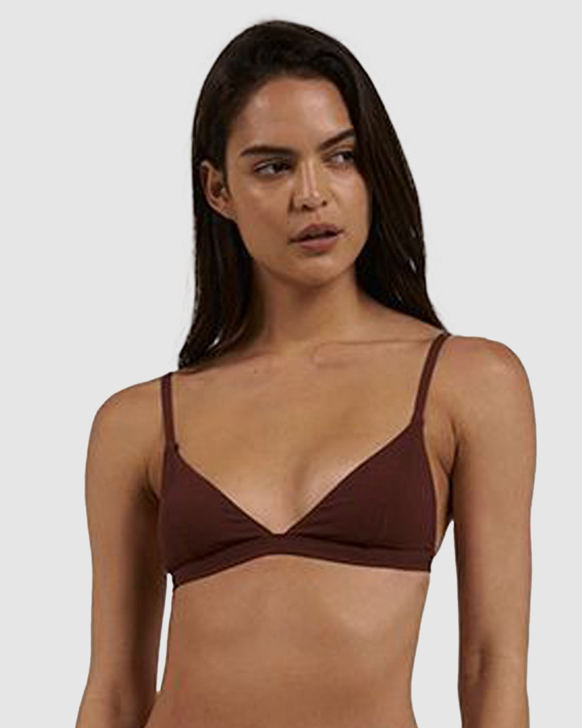 WOMENS PARADISE CODE FIXED TRIANGLE BIKINI TOP