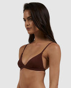 WOMENS PARADISE CODE FIXED TRIANGLE BIKINI TOP