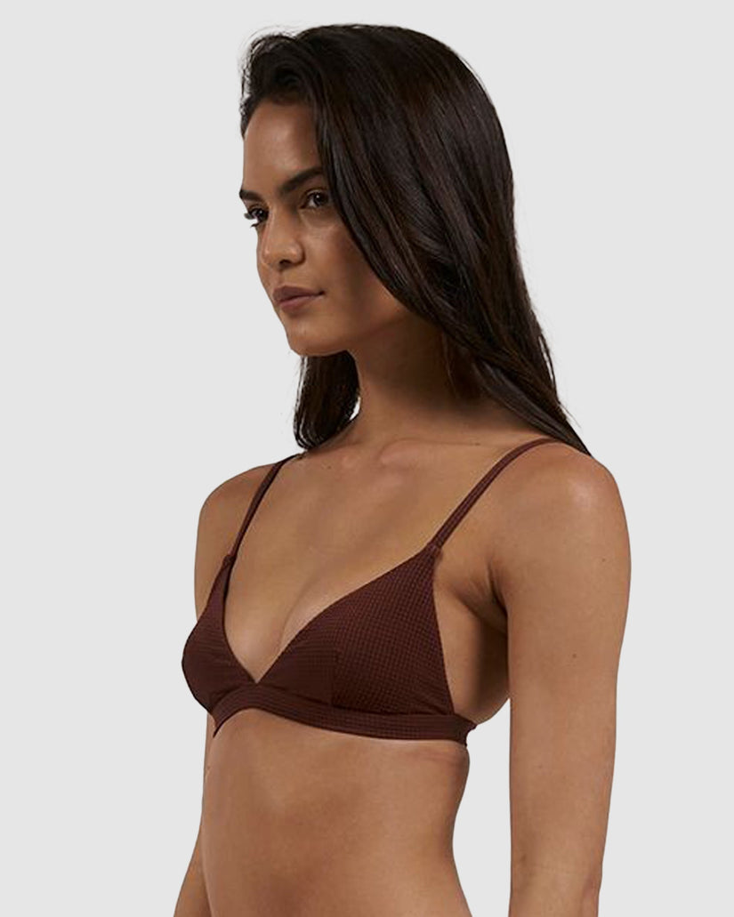 WOMENS PARADISE CODE FIXED TRIANGLE BIKINI TOP
