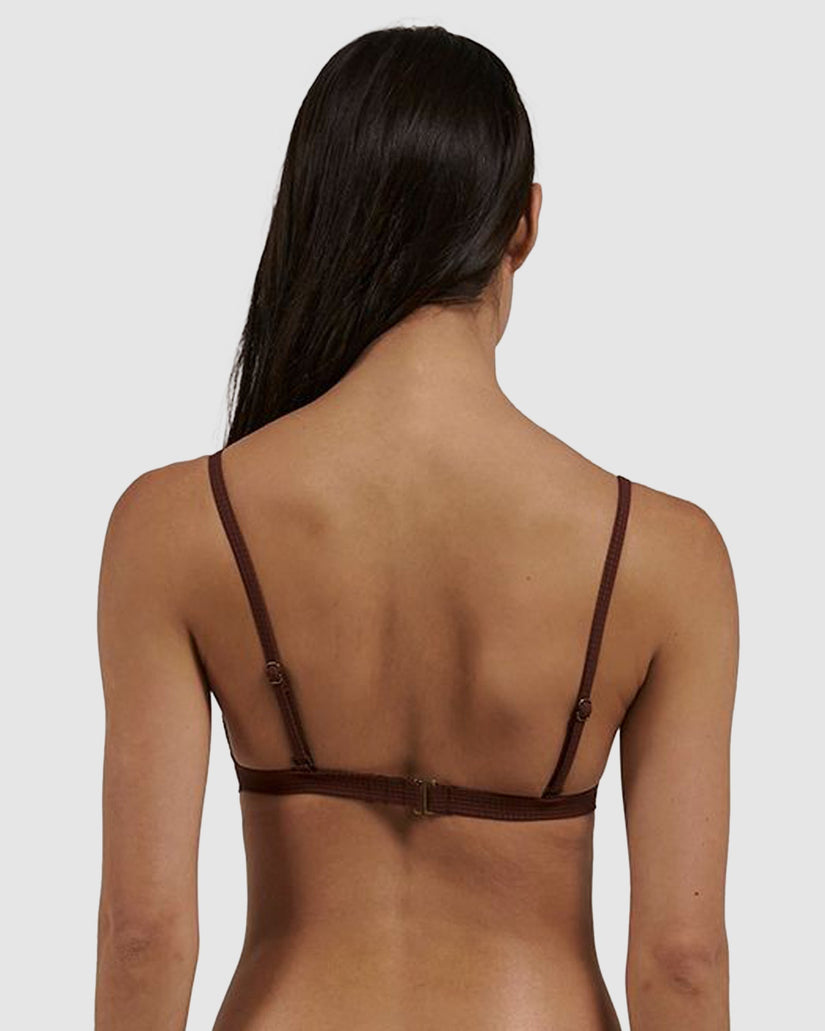 WOMENS PARADISE CODE FIXED TRIANGLE BIKINI TOP