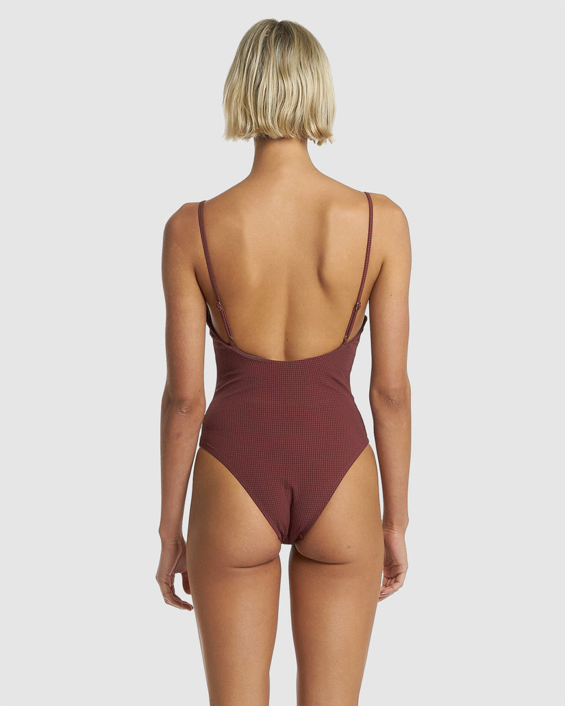 WOMENS PARADISE CODE CLASSIC V-NECK ONE PIECE