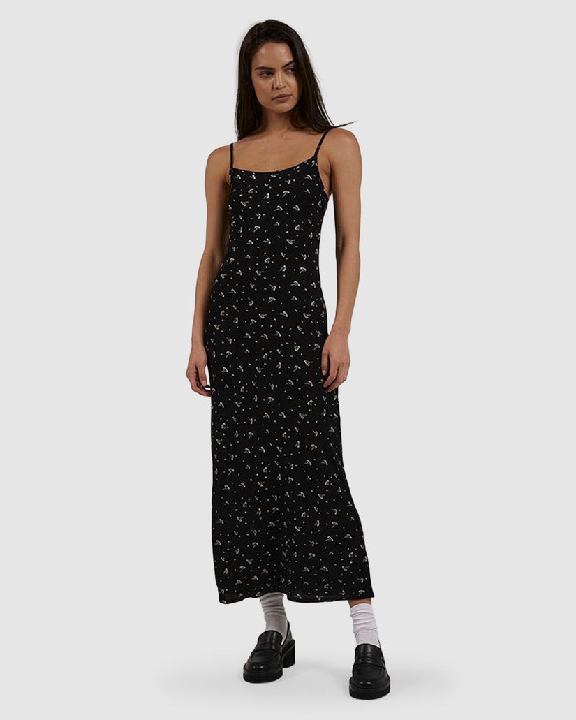 Womens Nightshade Bias Midi Dress
