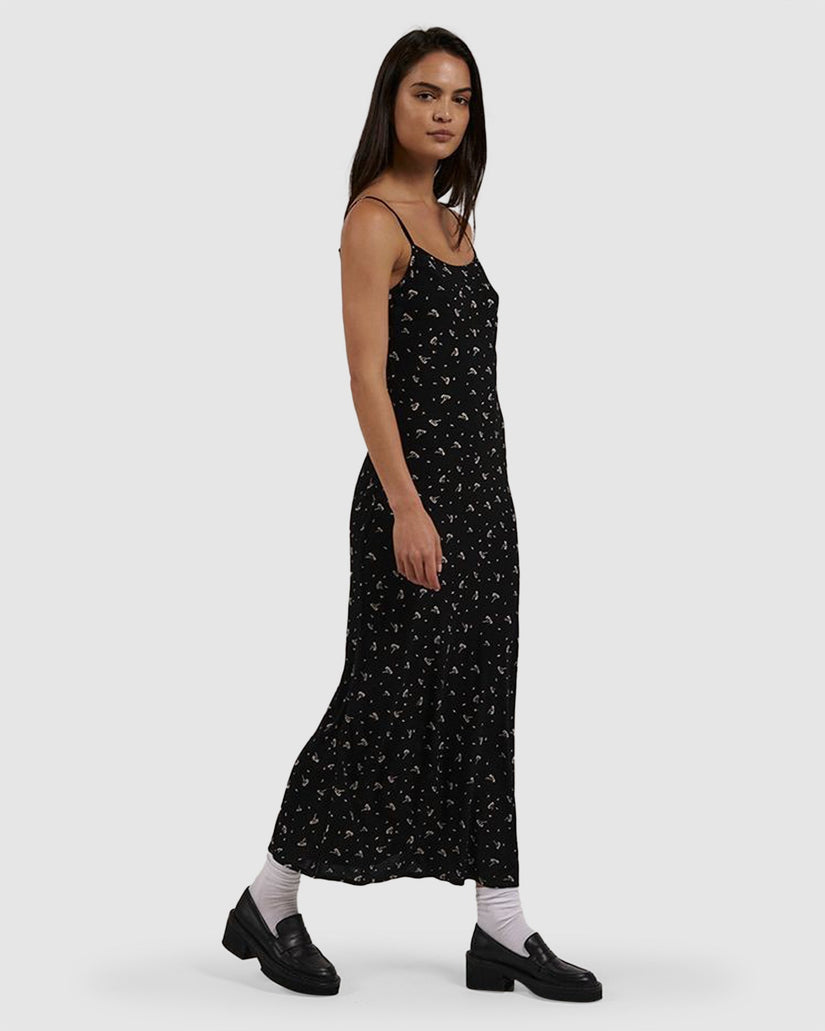 Womens Nightshade Bias Midi Dress