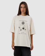 WOMENS DEADLY POSY OVERSIZED T-SHIRT
