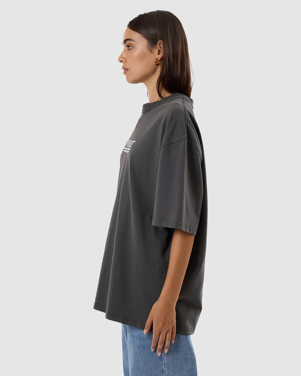 WOMENS HIGH SHINE OVERSIZED T-SHIRT