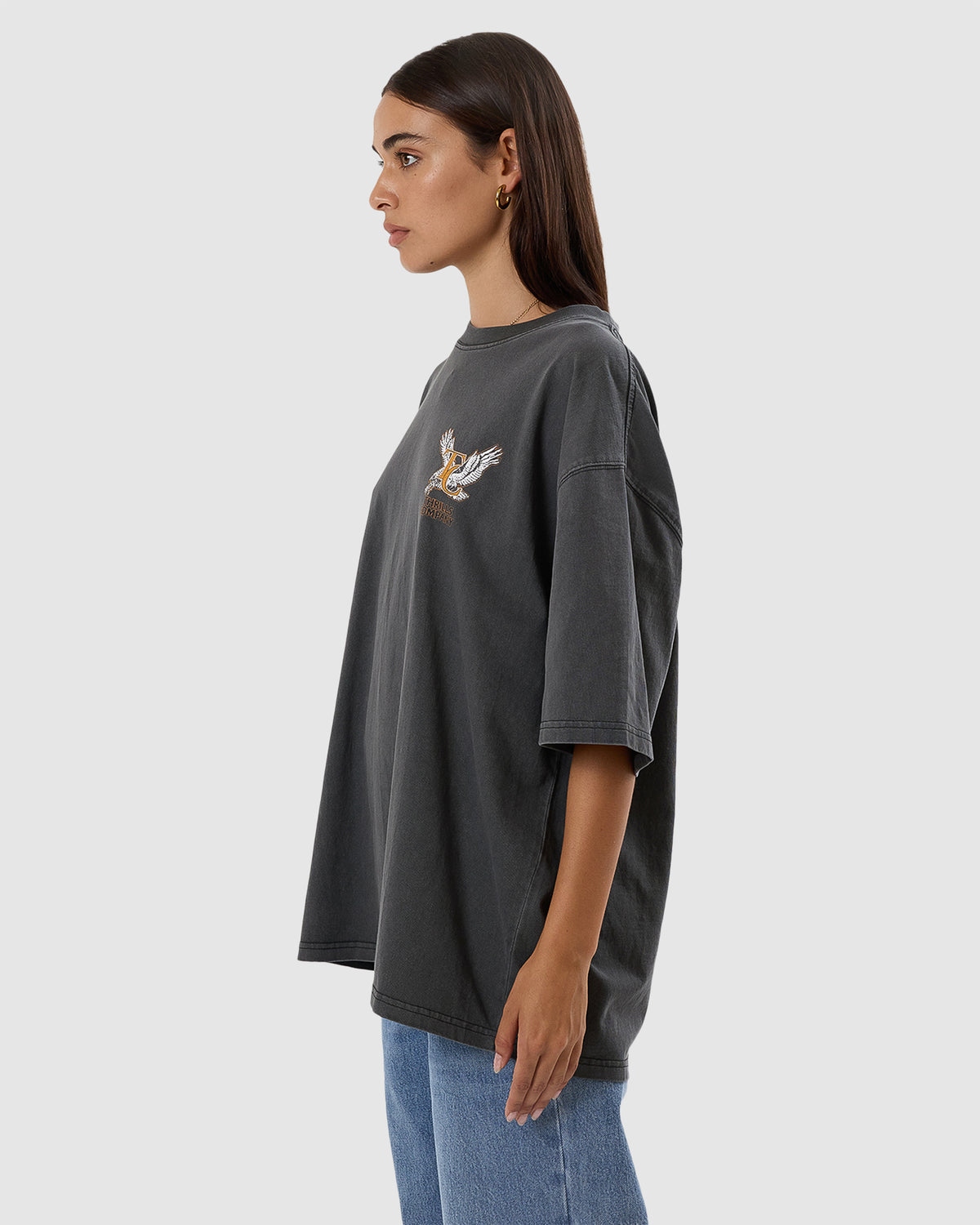 WOMENS TARGET EYES OVERSIZED T-SHIRT