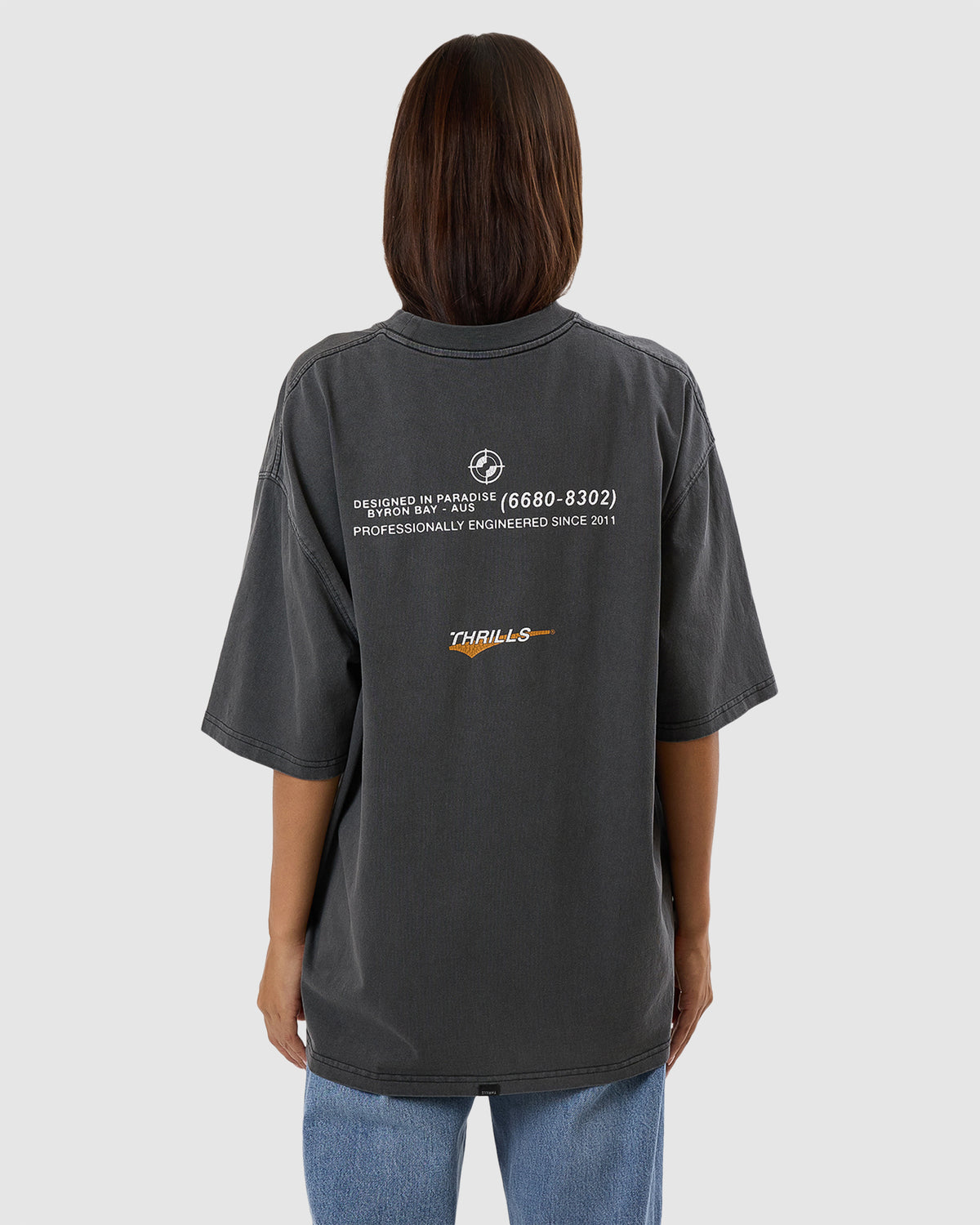 WOMENS TARGET EYES OVERSIZED T-SHIRT