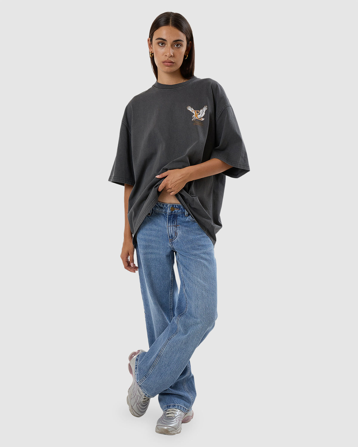 WOMENS TARGET EYES OVERSIZED T-SHIRT