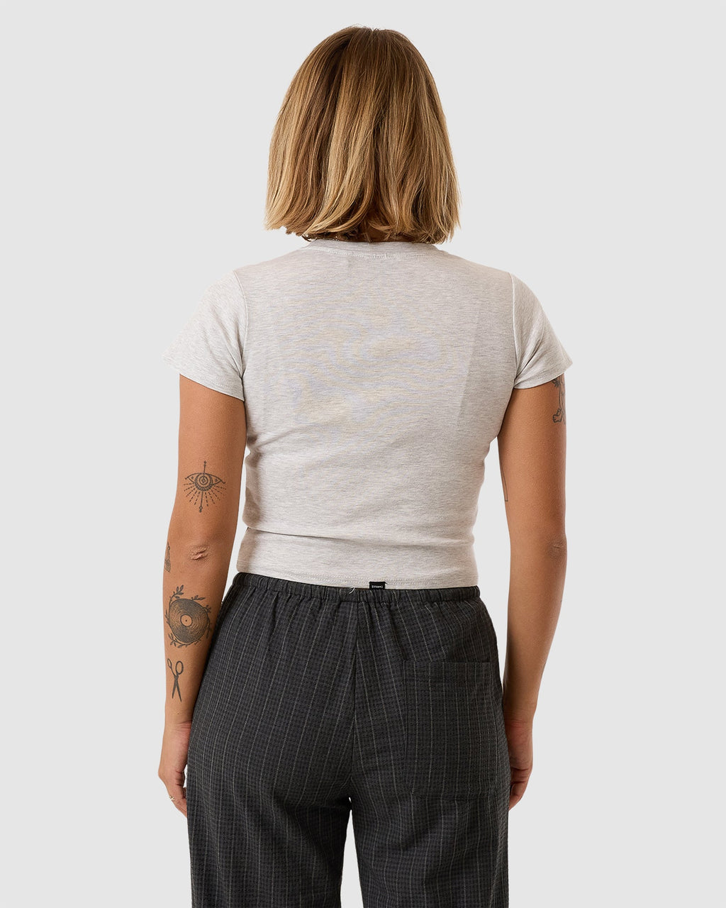 WOMENS THRILLS WORKWEAR EMBRO MINI T-SHIRT