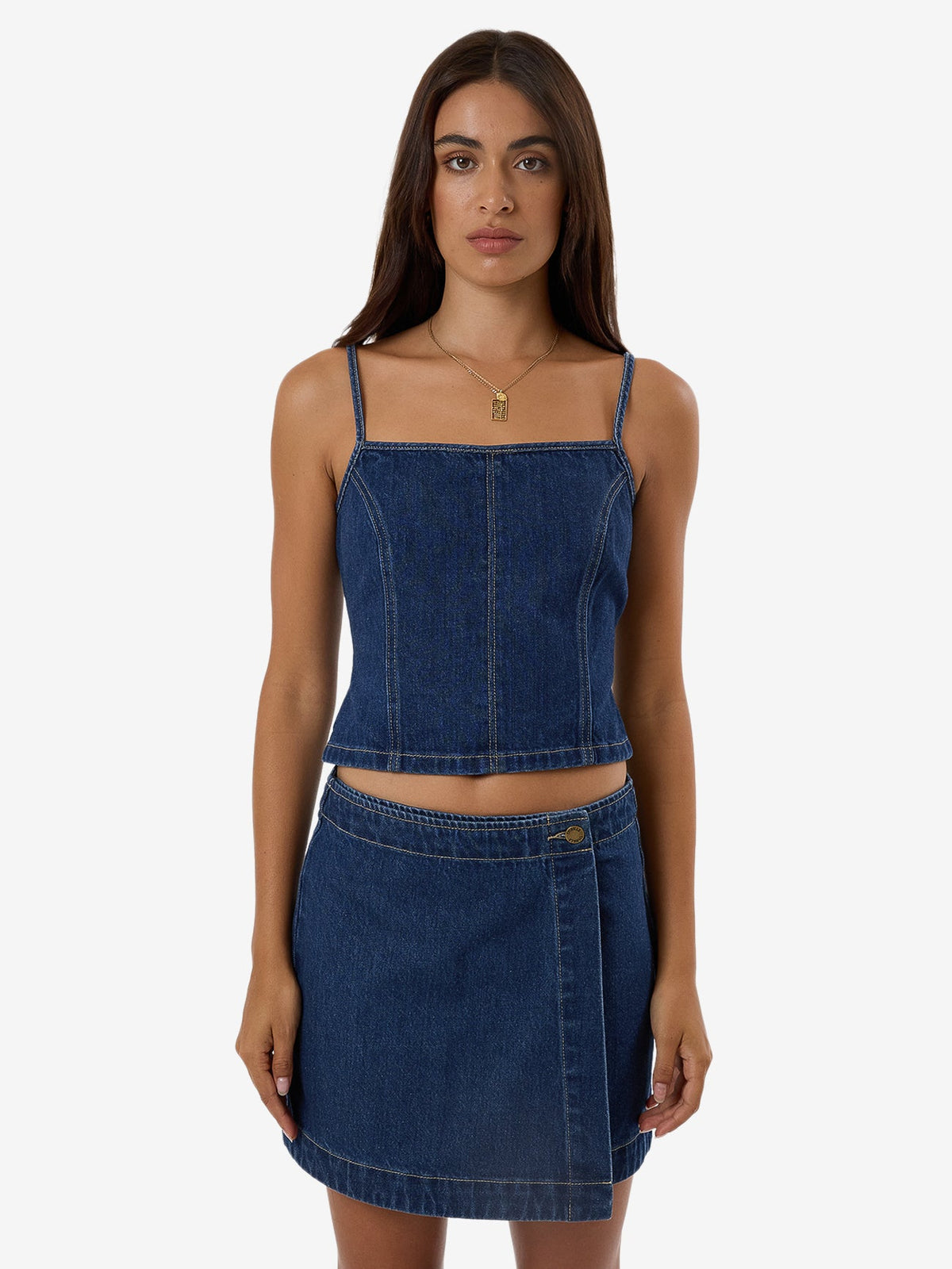 WOMENS RORY DENIM TANK TOP