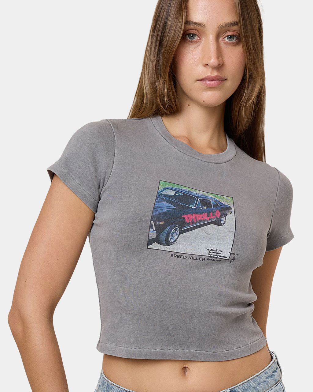 Womens Die Fighting Mini T-Shirt