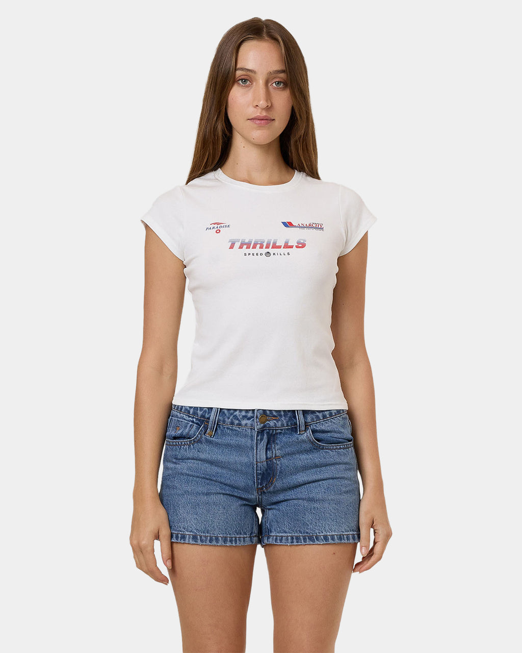 Womens Anarchy In Paradise Club T-Shirt