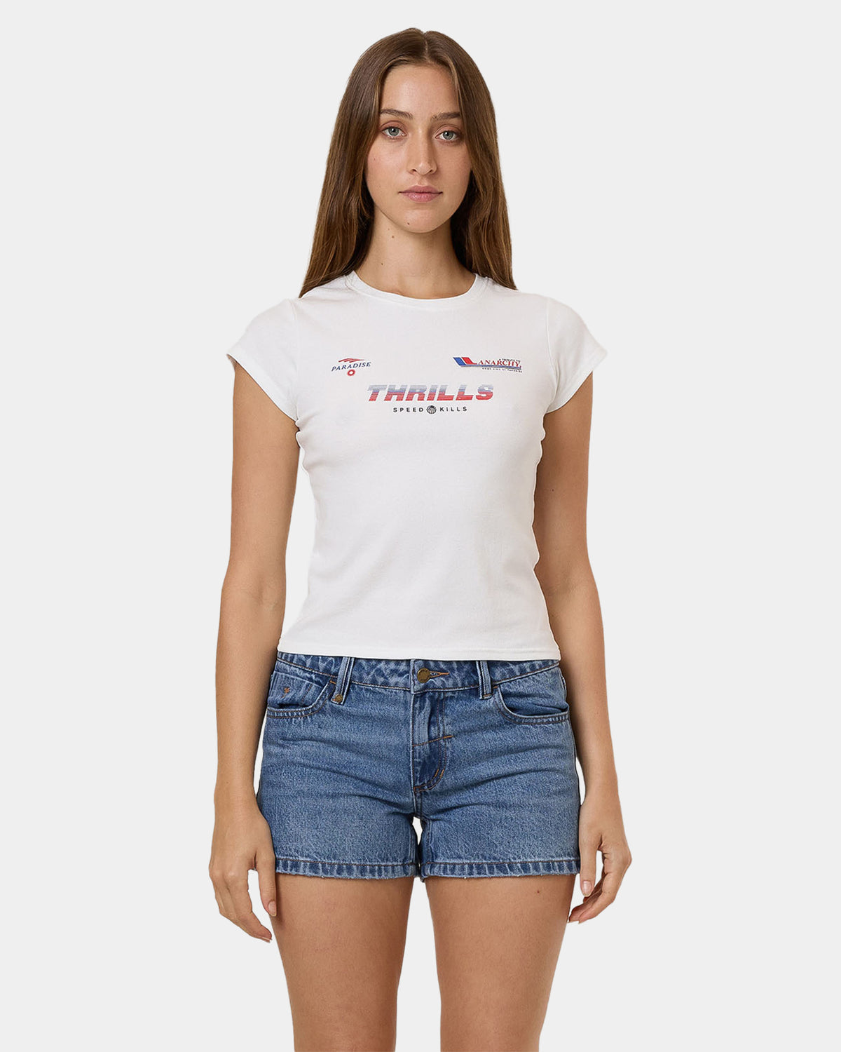 Womens Anarchy In Paradise Club T-Shirt