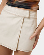 Womens Night Shift Wrap Mini Skirt
