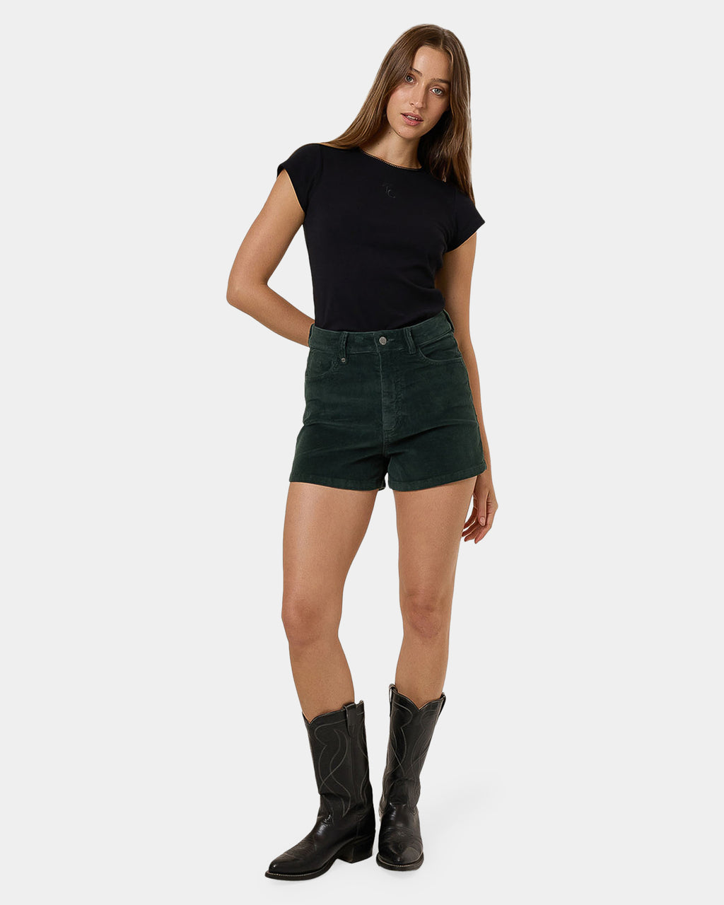 Womens Erica Cord Shorts