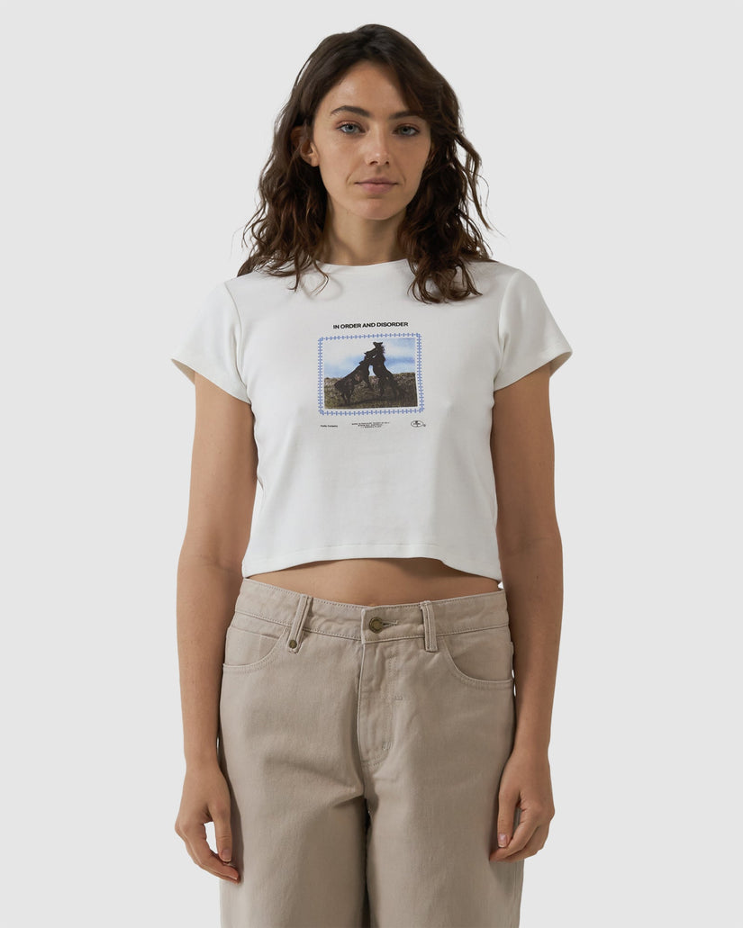 WOMENS IN ORDER AND DISORDER MINI T-SHIRT