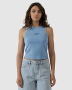 WOMENS SPLIT DECISION CURVE TANK TOP