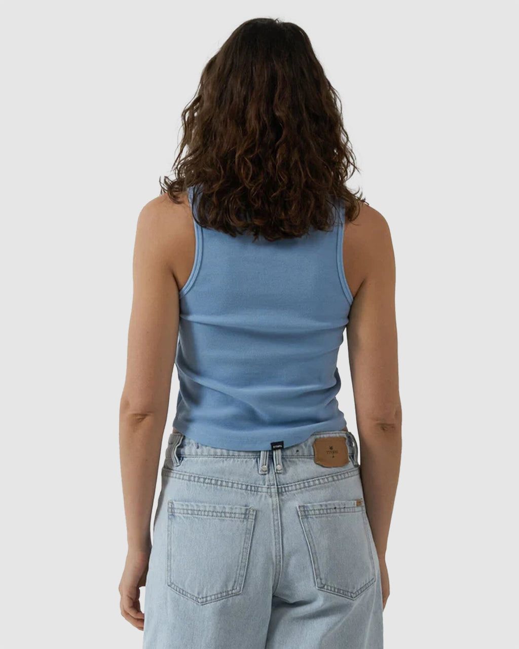 WOMENS SPLIT DECISION CURVE TANK TOP