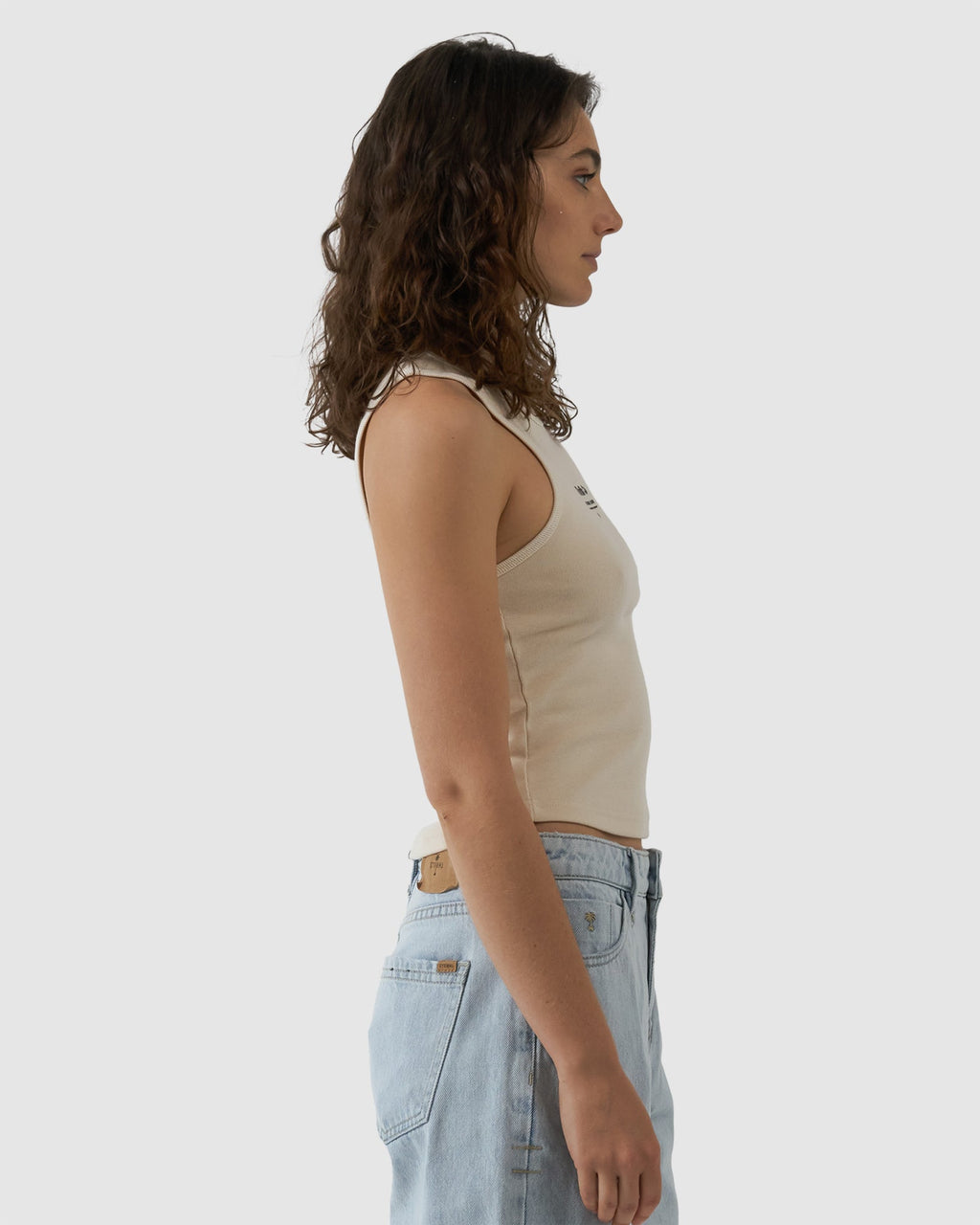 WOMENS THRILLS COORDINATES CURVE TANK TOP