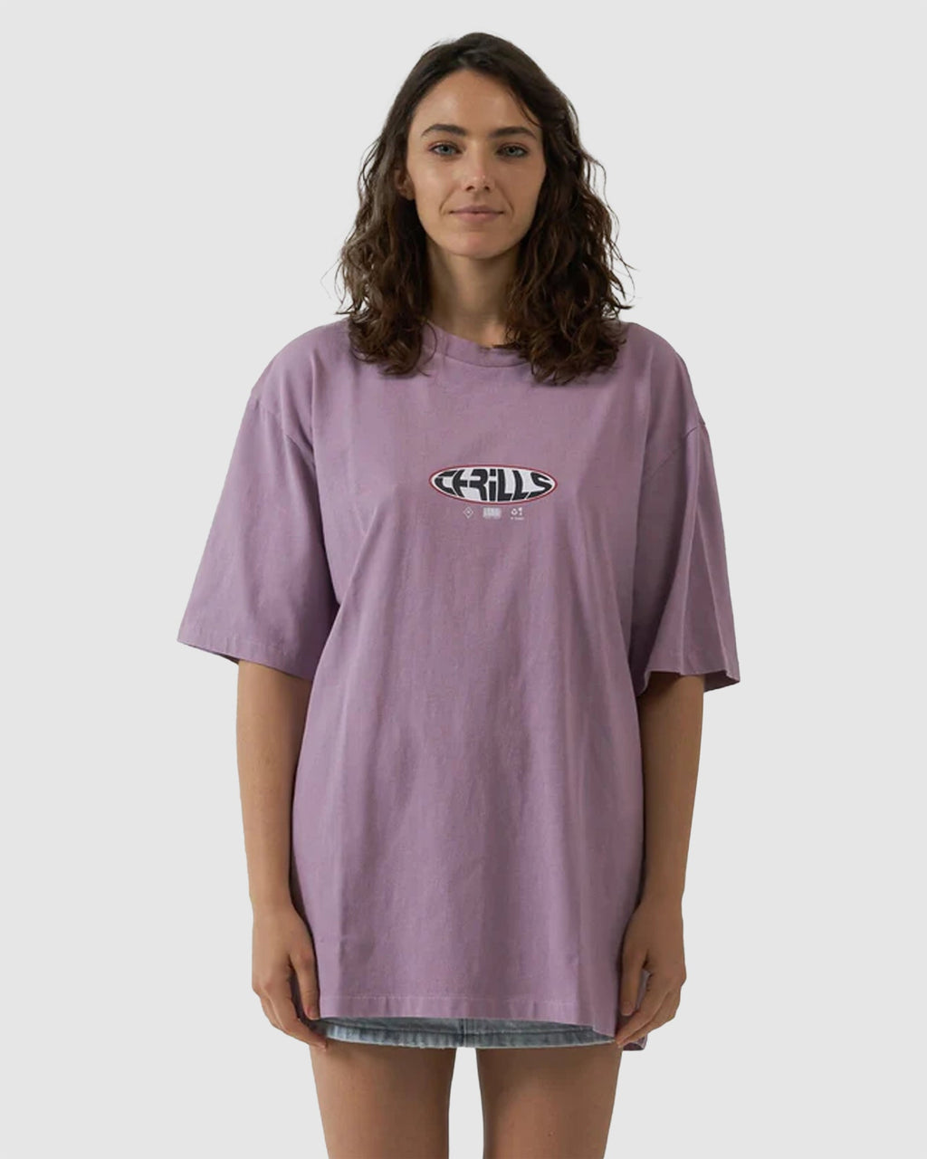WOMENS INTERLOCK OVERSIZED T-SHIRT