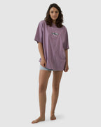 WOMENS INTERLOCK OVERSIZED T-SHIRT
