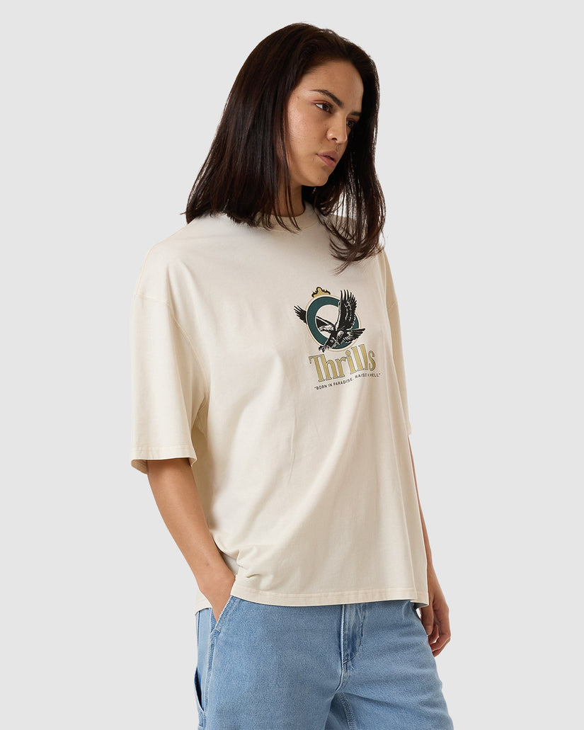 WOMENS ROYALTY OVERSIZED T-SHIRT