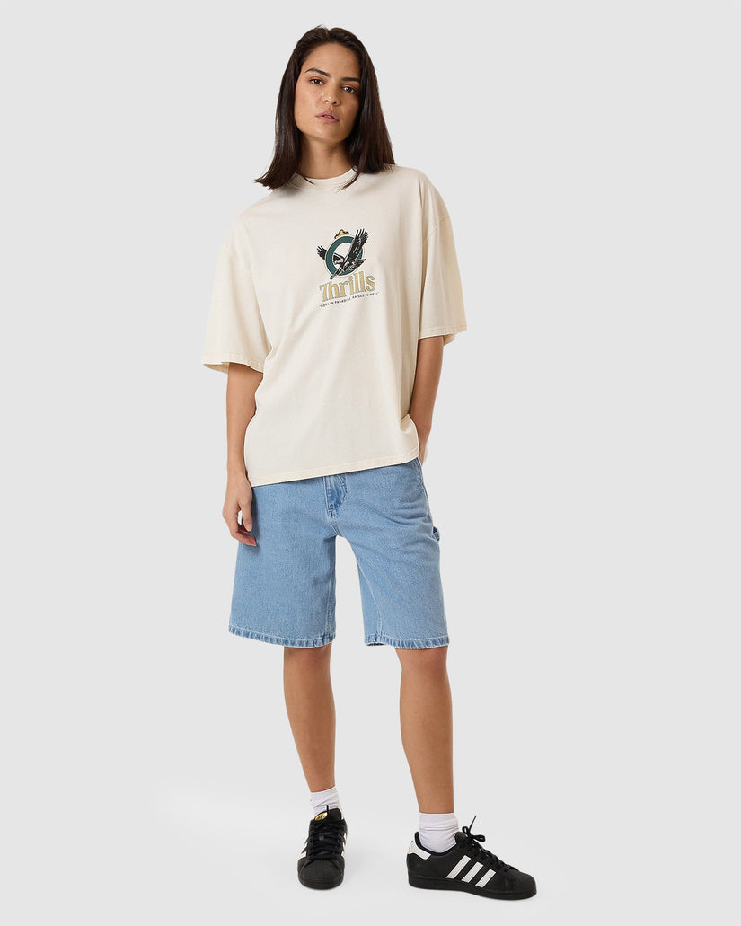 WOMENS ROYALTY OVERSIZED T-SHIRT