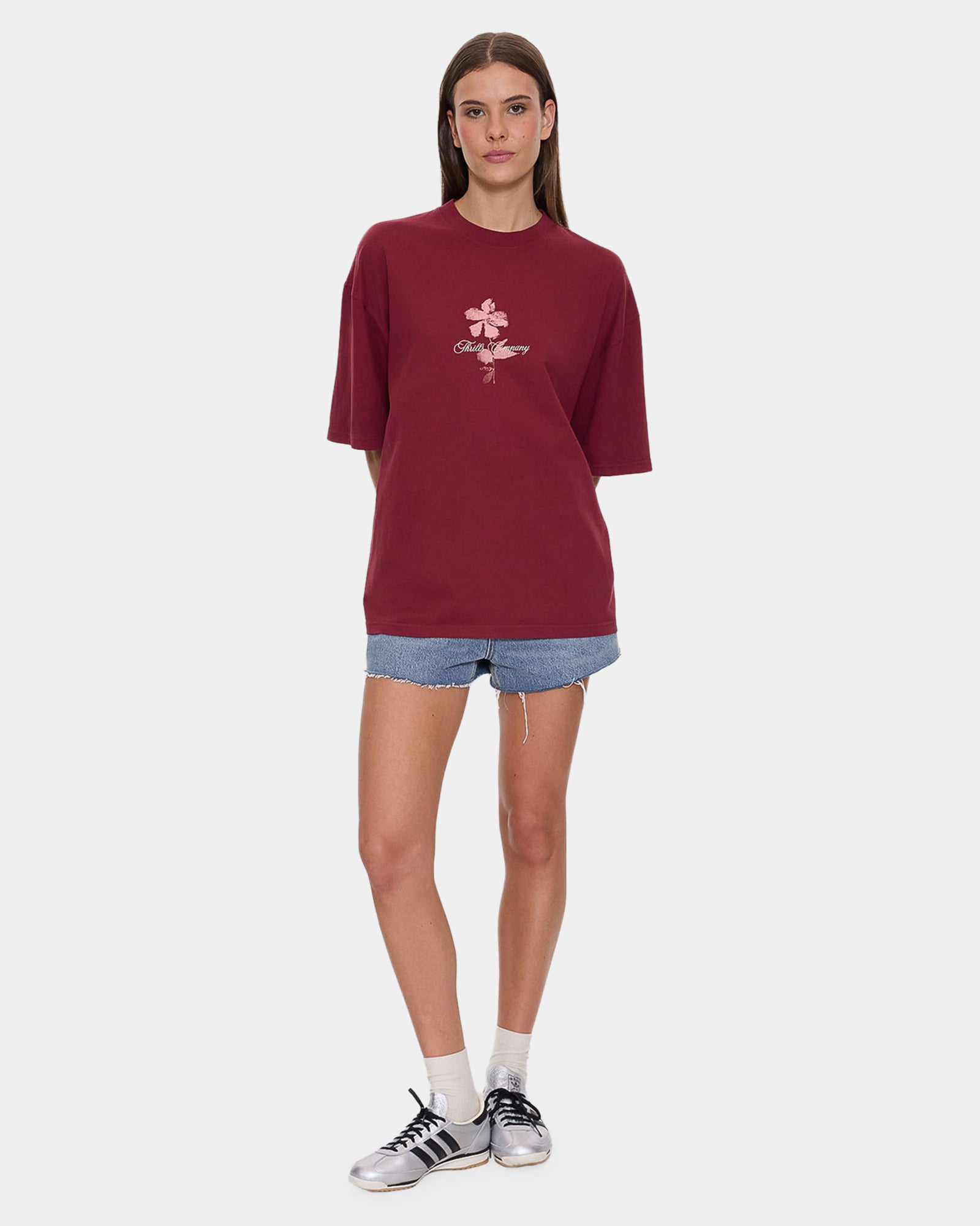 Womens Full Bloom Oversized T-Shirt