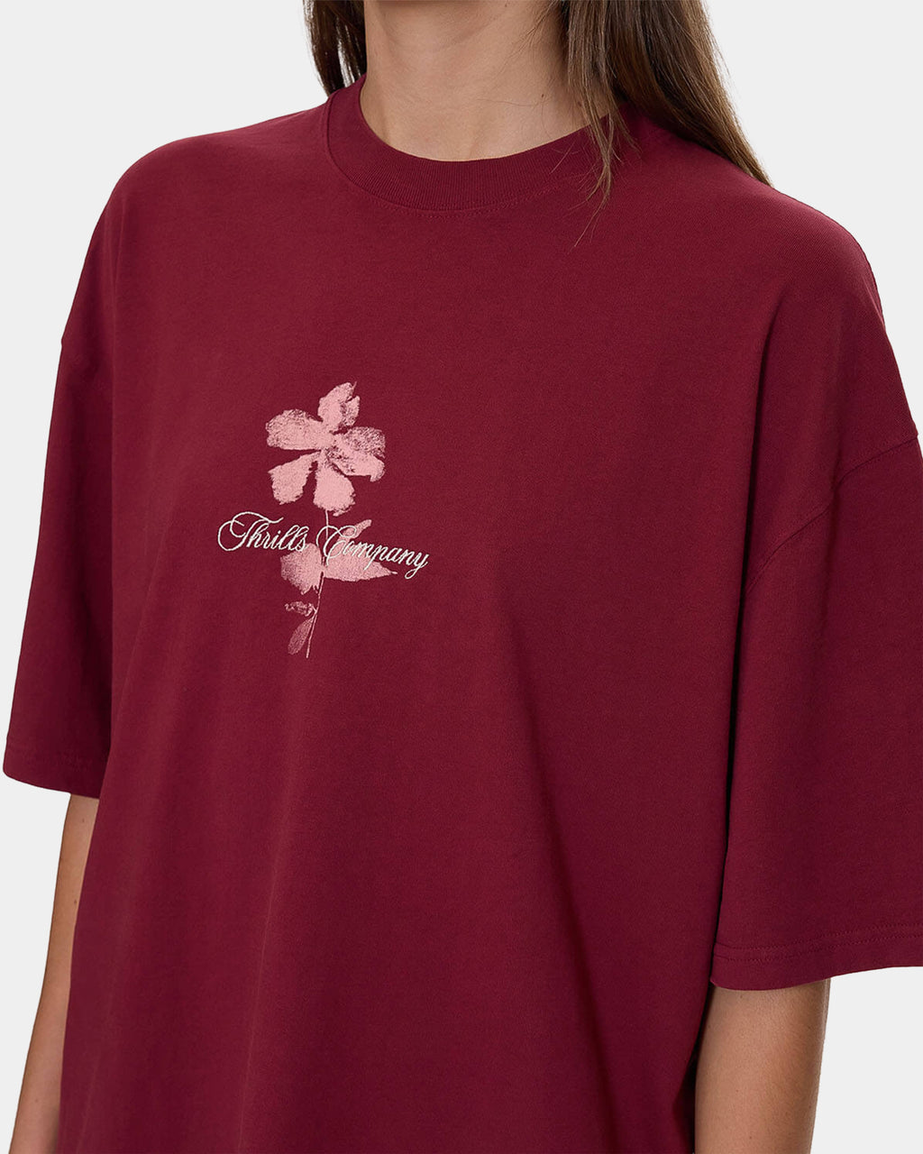 Womens Full Bloom Oversized T-Shirt