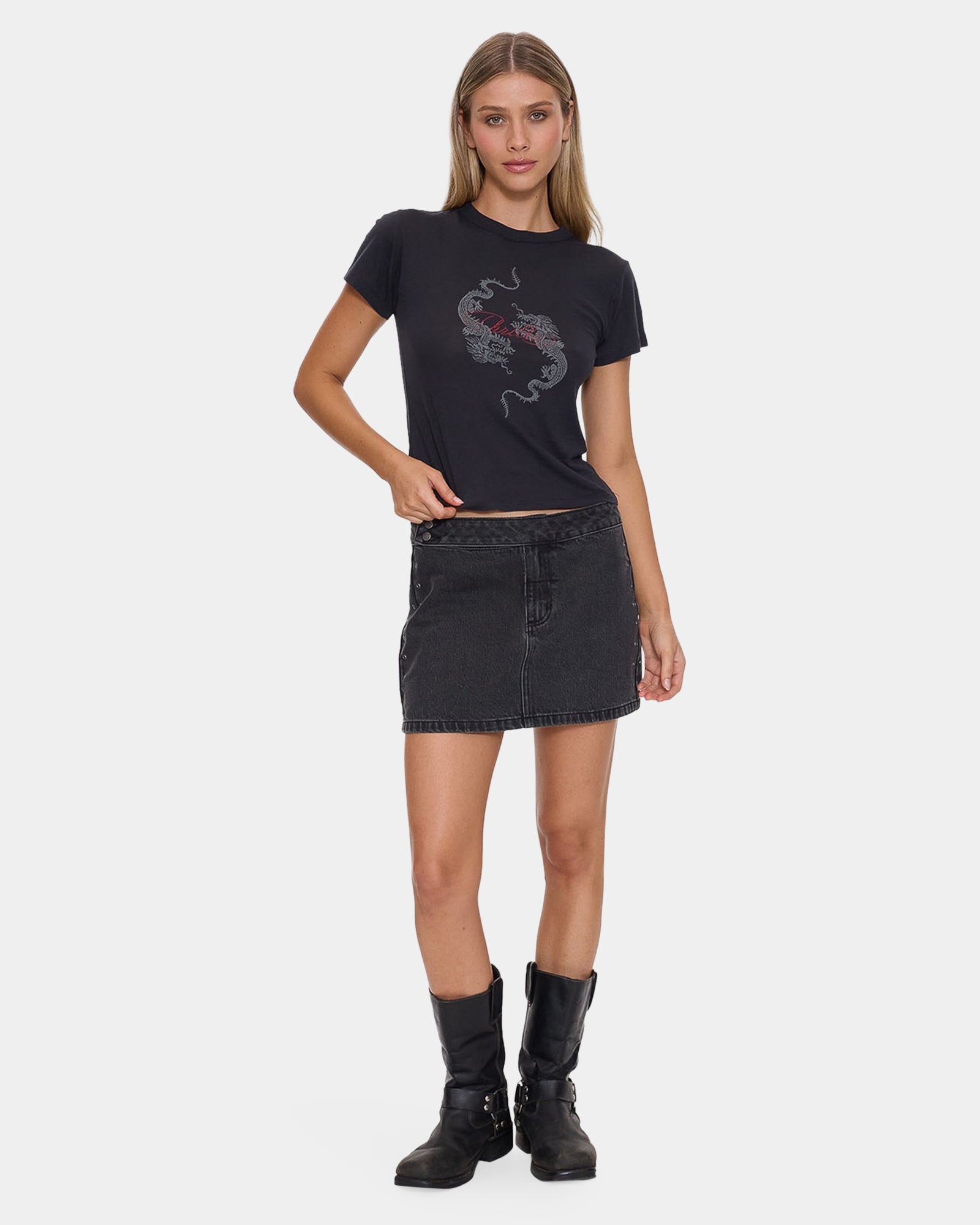 Womens Chaos Reigns Boy T-Shirt