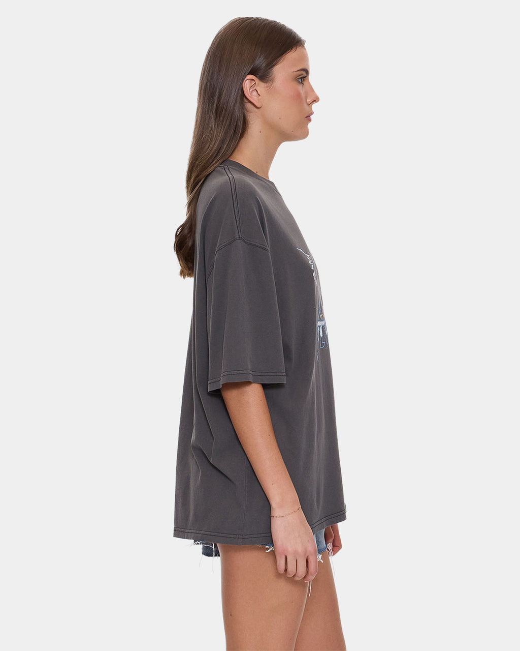 Womens Run For The Hills Oversized T-Shirt