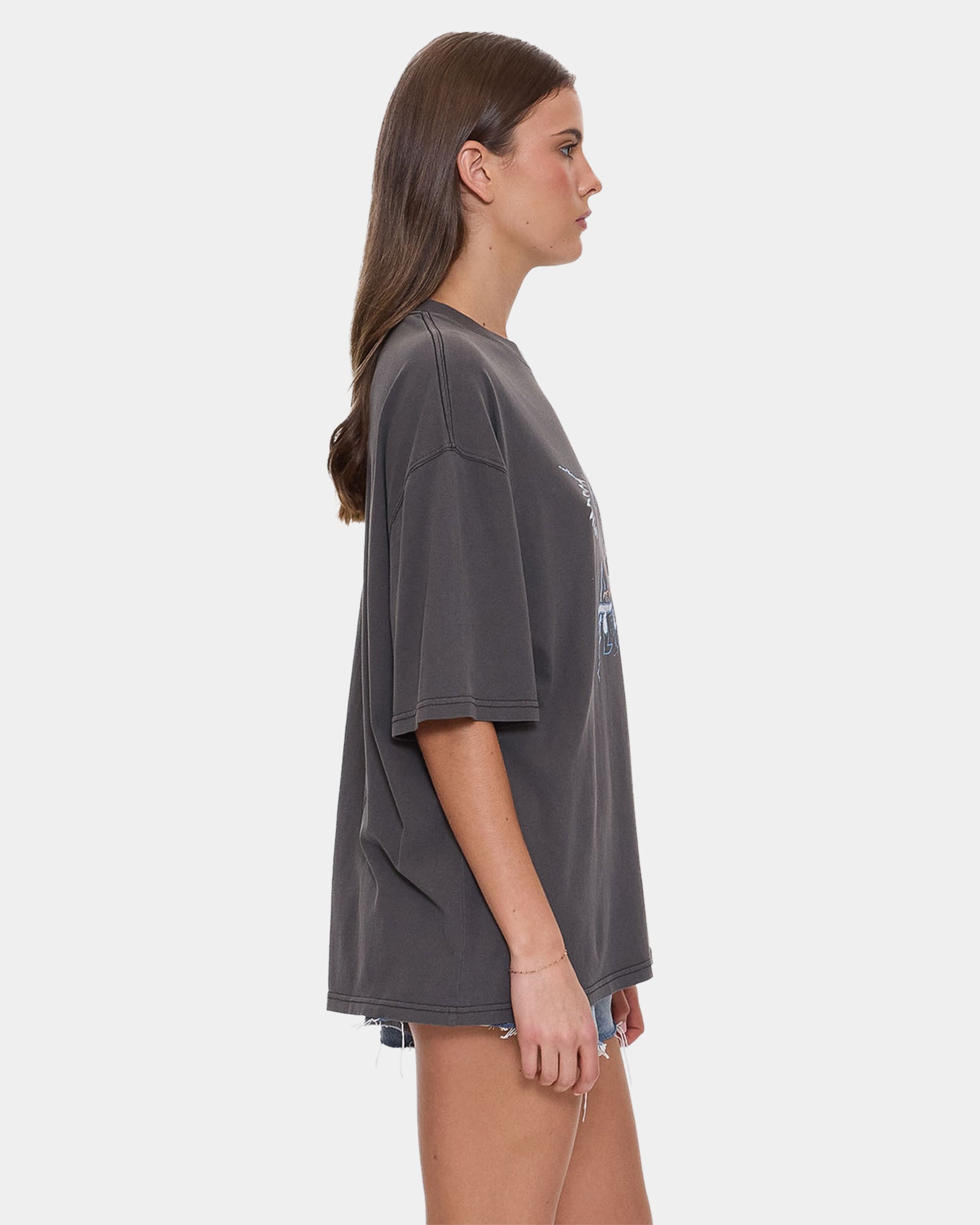 Womens Run For The Hills Oversized T-Shirt
