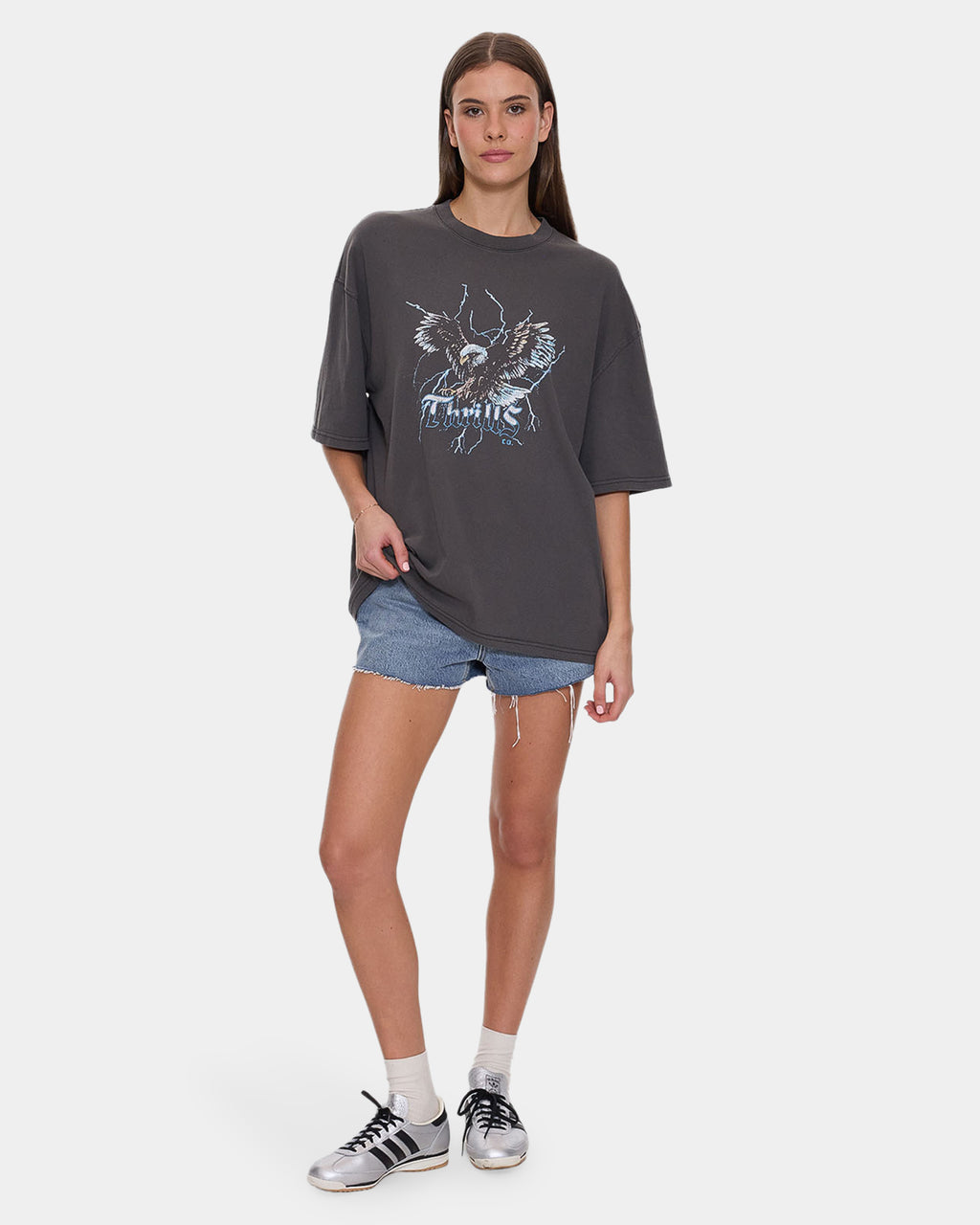 Womens Run For The Hills Oversized T-Shirt