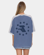 Womens Hot Shot Panelled Oversized T-Shirt
