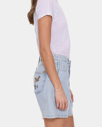 Womens Billie Low Rise Baggy Embro Denim Shorts