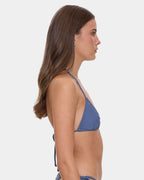 Womens Living Easy Eyelet String Bikini Top