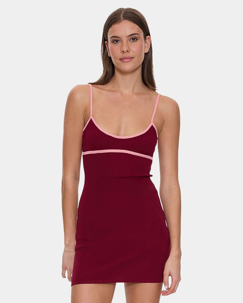 Womens Vivid Dreams Knit Mini Dress