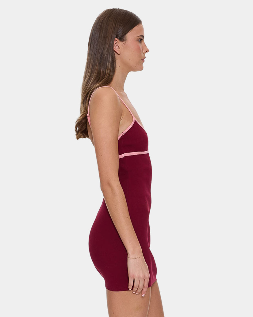 Womens Vivid Dreams Knit Mini Dress