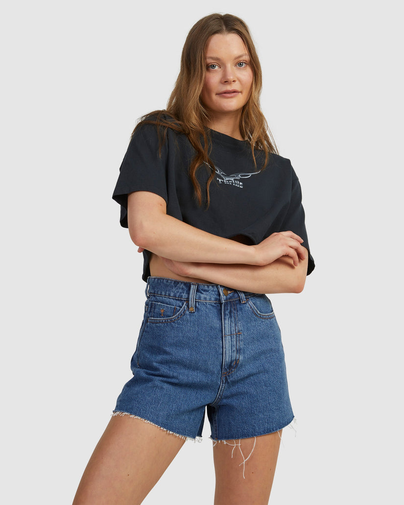 Womens Iron Eagle Merch Super Crop Top